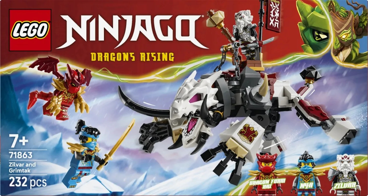 LEGO Ninjago 71863 Zilvar and Grimtak the Dragon Beast Blocks - Image 3