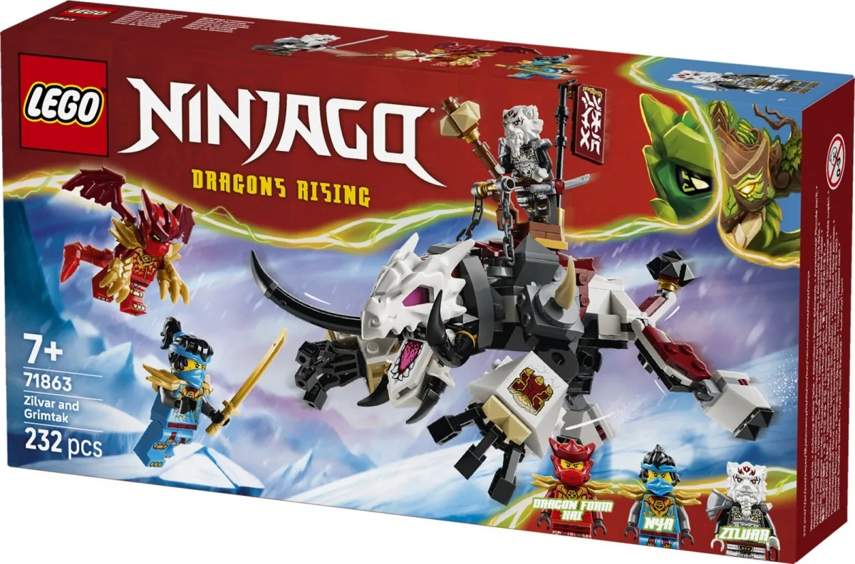 LEGO Ninjago 71863 Zilvar and Grimtak the Dragon Beast Blocks - Image 4