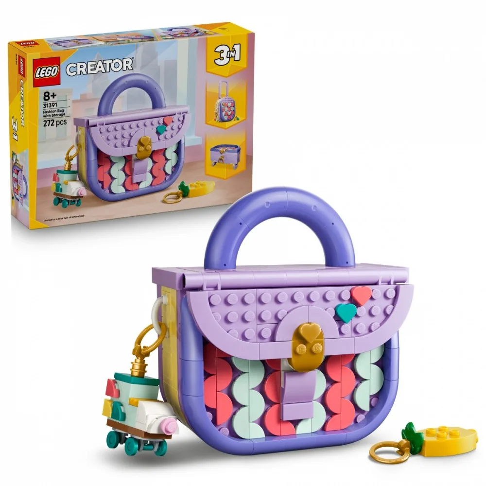 LEGO Blocks 31391 Art Fashion Bag with Storage - Image 4