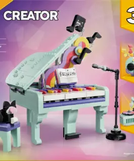 LEGO Blocks 31392 Music Decor Piano with Cat