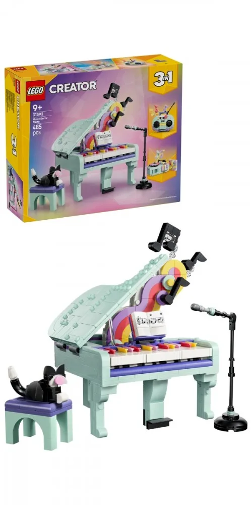 LEGO LEGO 31392 Music Decor Piano with Cat - Image 4