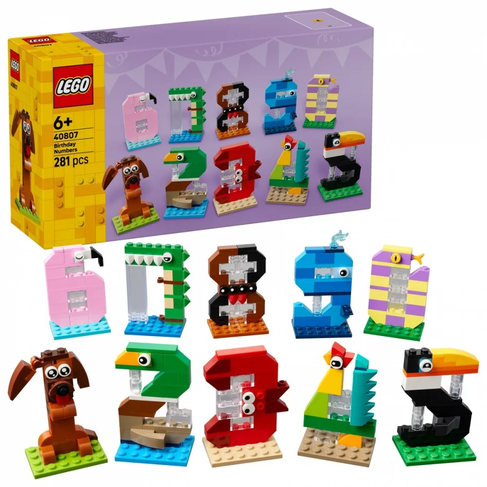 LEGO LEGO Iconic 40807 Birthday Numbers - Image 4