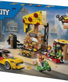 LEGO City 60496 Pizza Delivery Experience with Vehicles Blocks