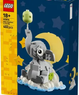 LEGO Blocks Iconic 40814 Baby Elephant in the Sky