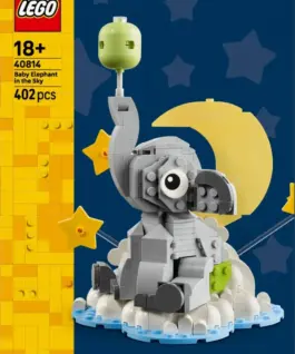 LEGO Blocks Iconic 40814 Baby Elephant in the Sky