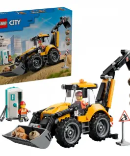 LEGO City 60480 жълт Backhoe Loader Blocks
