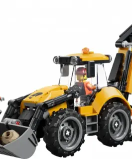LEGO City 60480 жълт Backhoe Loader Blocks