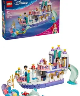 LEGO Disney 43299 Ariels Royal Wedding Boat Blocks