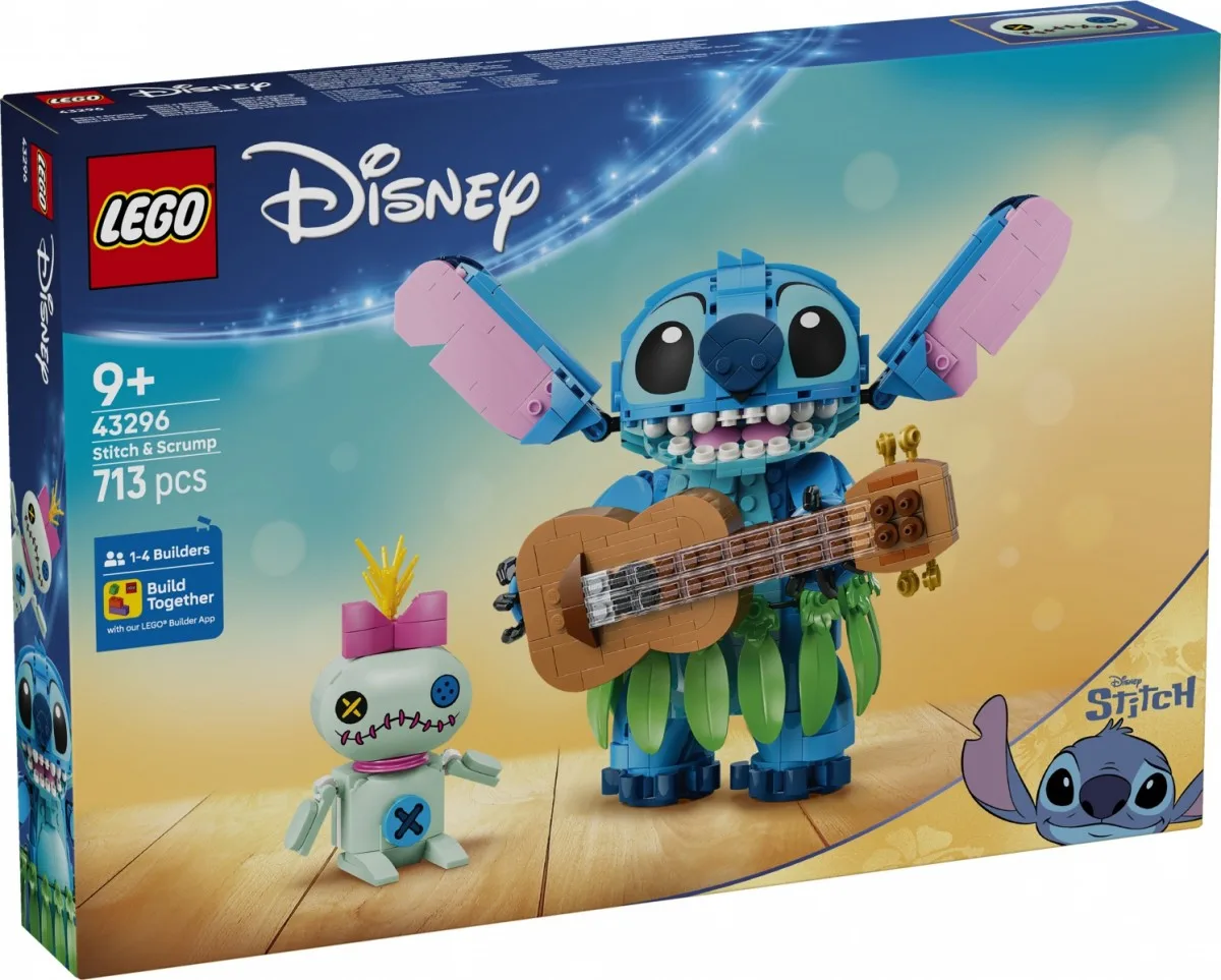 LEGO Disney 43296 Stitch & Scrump Blocks