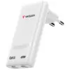 Verbatim Fold n Go зарядно GaN 65W 2xUSB-C PD 3.0 PPS