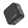 Verbatim Mini GaN зарядно 65W TFT 2xUSB-C EU/UK/USA
