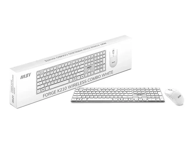 MSI Forge K210 Combo бял US