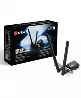 Alternative view от MSI Network card Herlad BE6500 WiFi 7 PCIe