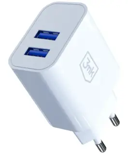 3MK зарядно 10W 2xUSB-A 2