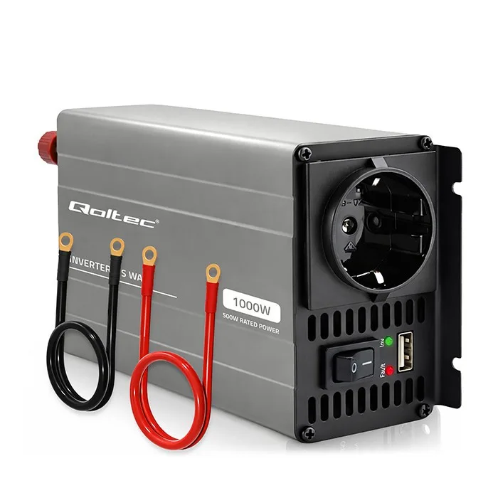 Qoltec MSWave voltage конвертор 12V to 230V 500W 1000W