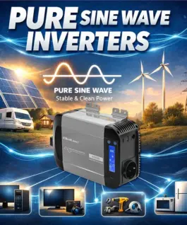 Qoltec Pure sine wave inverter 12V to 230V 300W 600W