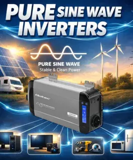 Qoltec Pure sine wave inverter 12V to 230V 1000W 2000W