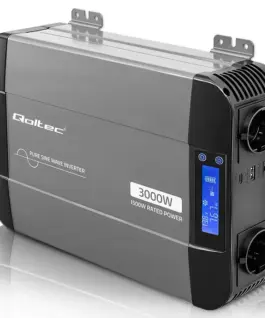 Qoltec Pure sine wave inverter 12V to 230V 1500W 3000W