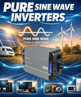 Qoltec Pure Sine Wave inverter 12V to 230V 3000W 6000W