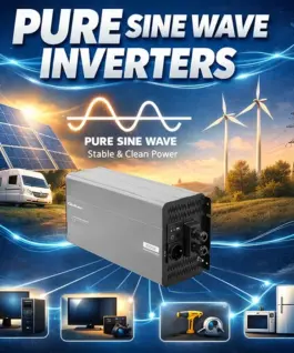 Qoltec Pure Sine Wave inverter 12V to 230V 4000W 8000W