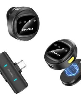 AWEI Lavalier microphone MK3 Duo черен