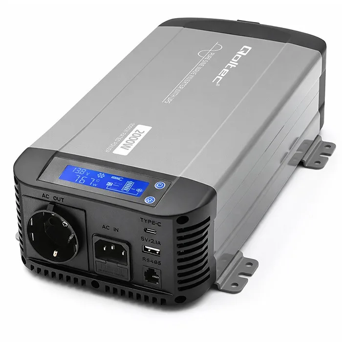 Qoltec Pure Sine Wave inverter 12V to 230V 1000W 2000W - Image 4
