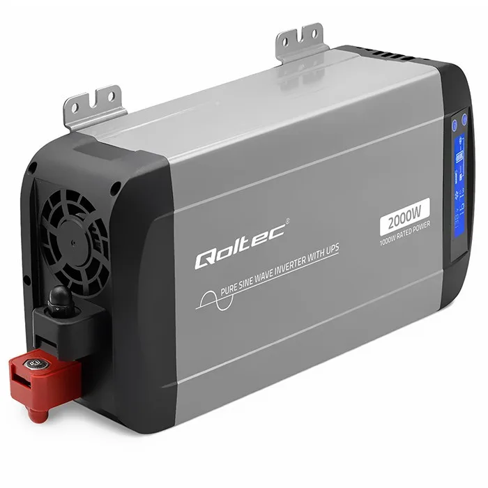 Qoltec Pure Sine Wave inverter 12V to 230V 1000W 2000W - Image 5