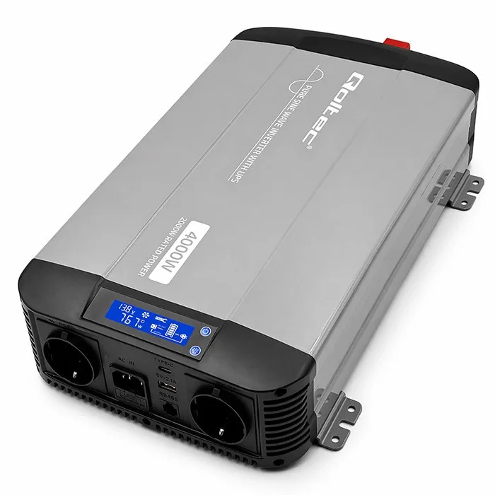 Qoltec Pure Sine Wave inverter 12V to 230V 2000W 4000W - Image 4