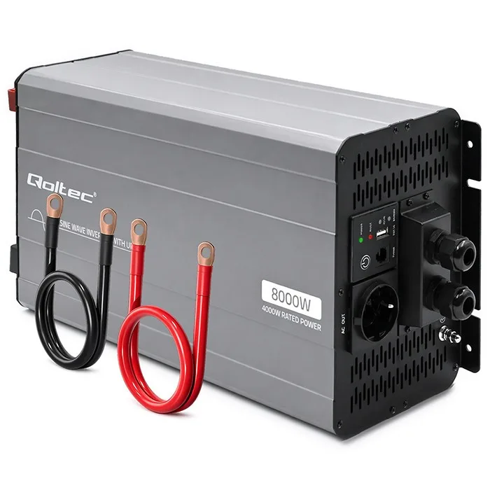 Qoltec Pure Sine Wave inverter 12V to 230V 4000W 8000W