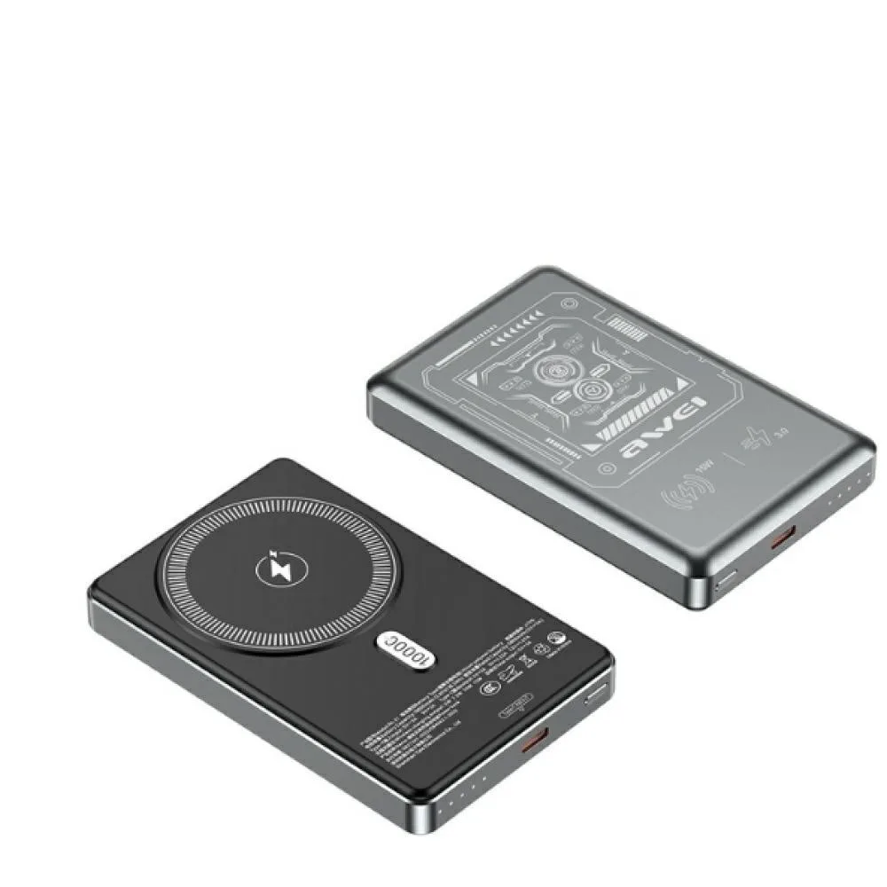 AWEI външна батерия PA-31 MagSafe 10000mAh сив