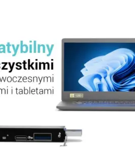 i-tec Card reader USB-C/USB-A Dongle SD TF and 2xUSB