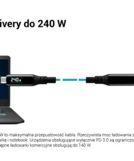 i-tec Thunderbolt 4/USB4 Class Pro кабел 240W 2x 4K/120Hz 40Gbps LCD 150 cm