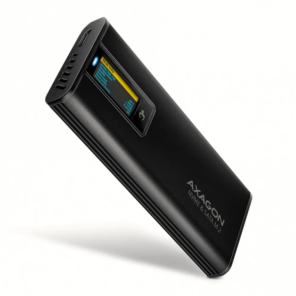 AXAGON External enclosure 10Gbps M.2 NVMe/S EEM2-SD2B