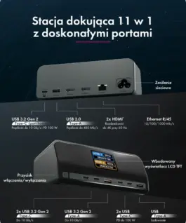 Alternative view от IcyBox DockingStation IB-DK2300-CH 11in1