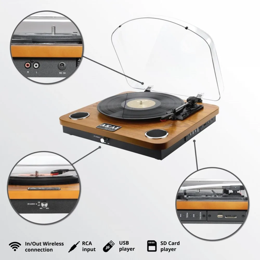 AKAI Turntable ATT-11BTN - Image 3
