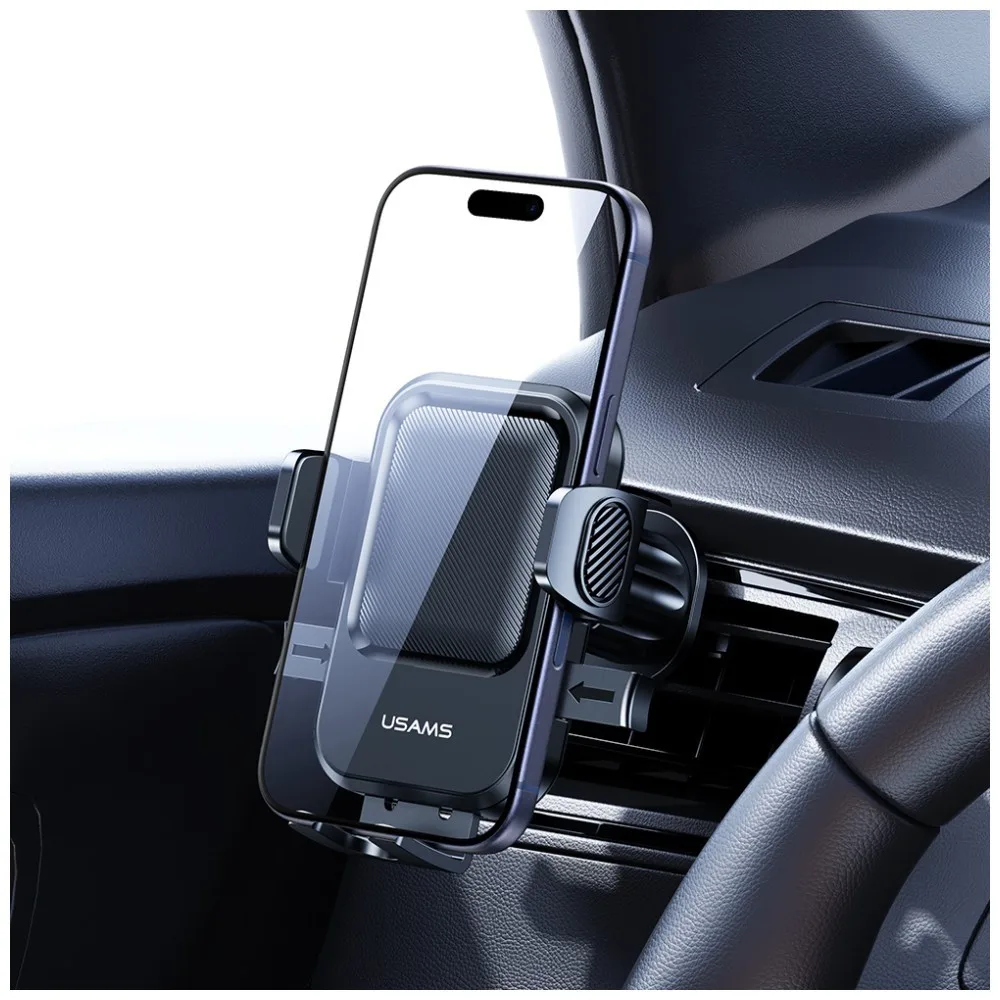 USAMS Air vent holder one-touch черен - Image 4