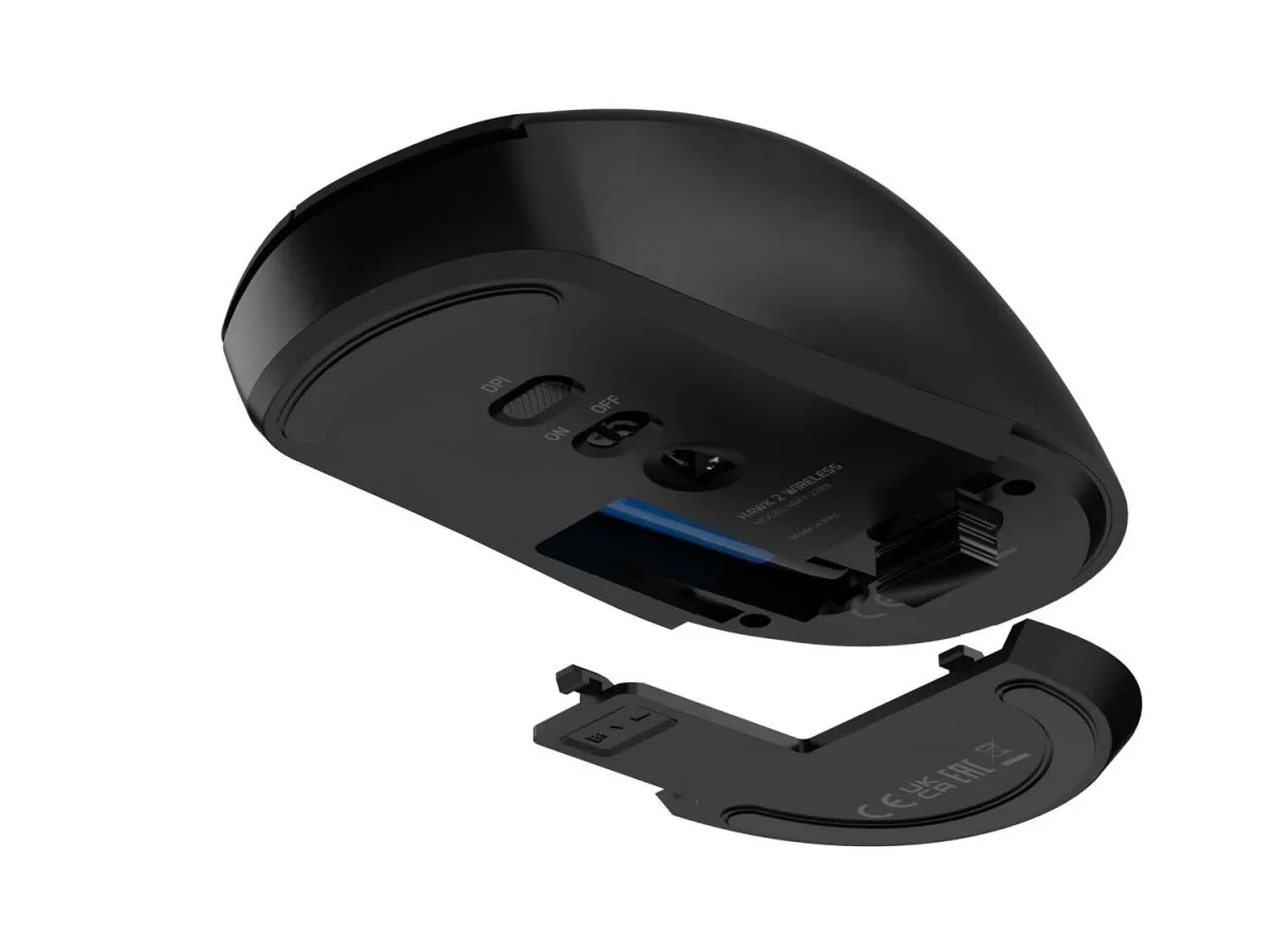 Natec Mouse Hawk 2 3200 DPI laser wireless черен - Image 5