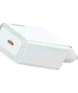USAMS зарядно T69 30W USB-C бял
