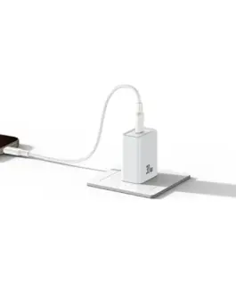 USAMS зарядно T69 30W USB-C бял