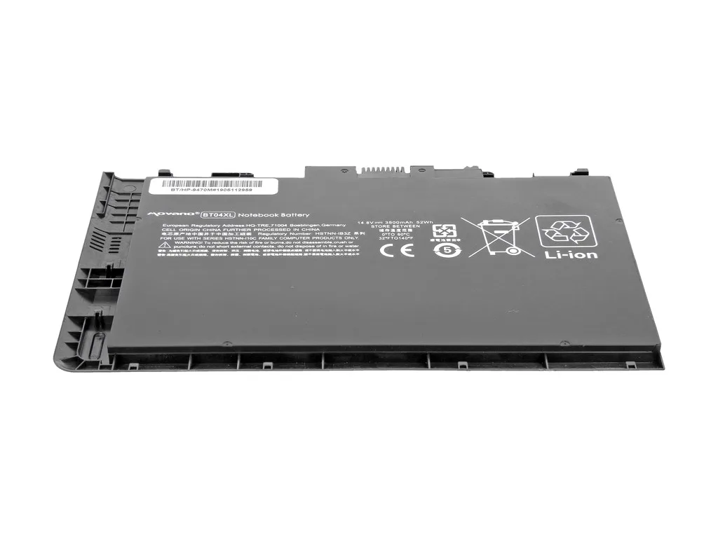 Movano Battery BT04XL for HP EliteBook Folio 9470m 9480m - 3500 mAh (52 Wh) - Image 3