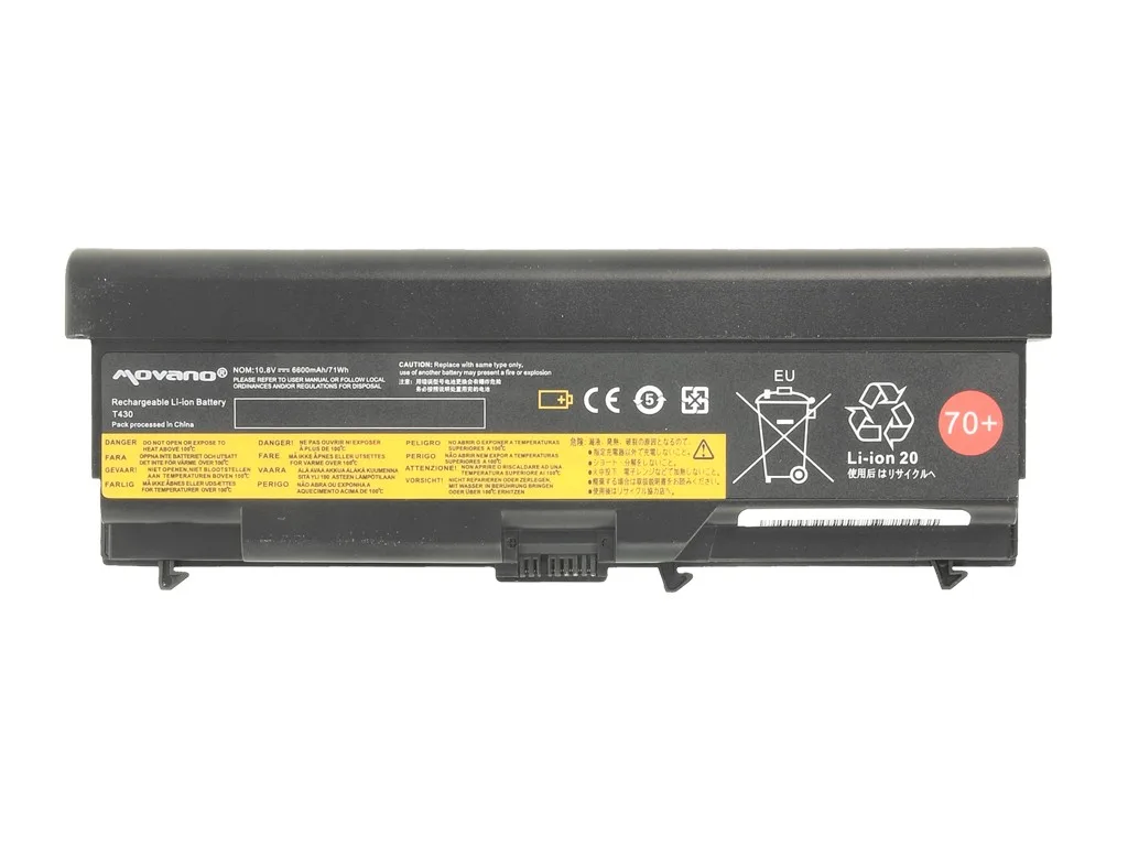 Movano Battery for Lenovo ThinkPad L530 T430 T530 - 6600 mAh (71 Wh) - Image 4