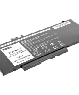 Alternative view от Movano Battery 6MT4T 7V69Y K3JK9 for Dell E5470 E5570 7.6v - 6000 mAh (46 Wh)