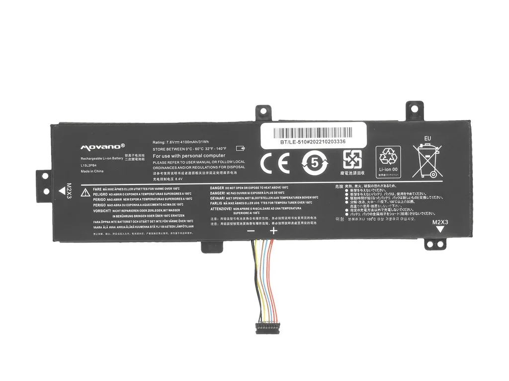 Movano Battery L15L2PB4 for Lenovo IdeaPad 510-15ISK - 4100 mAh (31 Wh) - Image 5