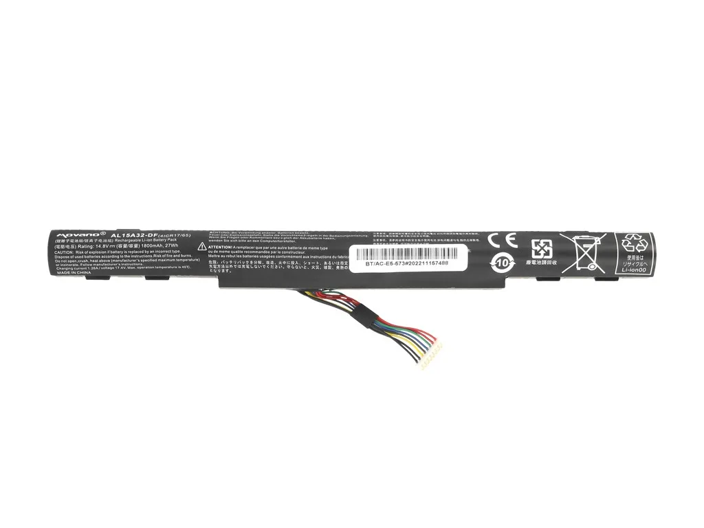 Movano Battery AL15A32 Aspire E5-573G TravelMate P277-M - 1800 mAh (27 Wh) - Image 5