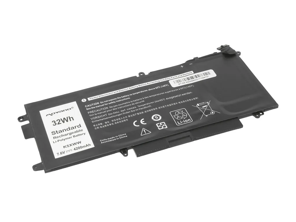 Movano Battery K5XWW for Dell Latitude 5289 7390 2-in-1 - 4200 mAh (32 Wh) - Image 2
