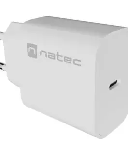 Natec USB зарядно Ribera 1xUSB-C 20W бял