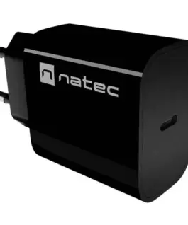 Natec USB зарядно Ribera 1xUSB-C 20W черен