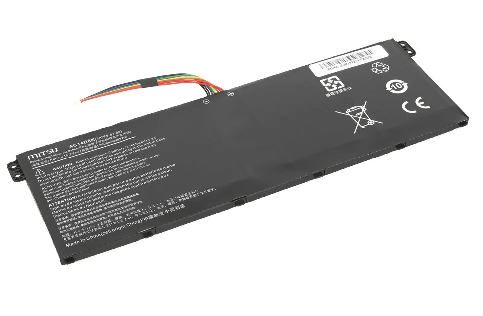 Mitsu Battery for Acer Aspire E3-111 V5-122 2200mAh (33 Wh) - 15.2 Volt - Image 3