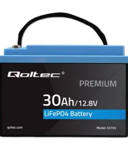 Qoltec LiFePO4 battery 12.08V, 30Ah, 384Wh, BM - Image 4