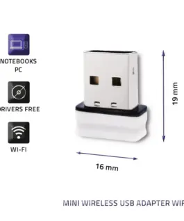 Qoltec WiFi USB Mini адаптер 150Mbps - Image 8